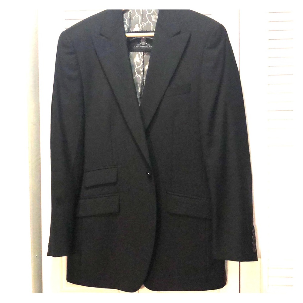 Men’s black blazer